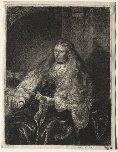 犹太大新娘，1634年。 作者 伦勃朗·范·赖恩
