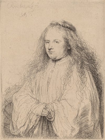 小犹太新娘（Saskia as Saint Catherine），1638 作者 伦勃朗·范·赖恩