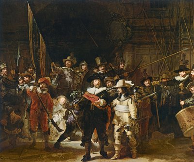 守夜人 作者 Rembrandt van Rijn