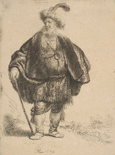 波斯人》，1632年，1632年。 作者 Rembrandt van Rijn