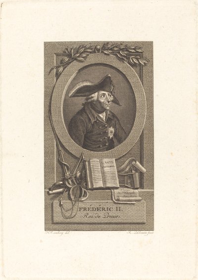 腓特烈大帝，普鲁士国王 作者 Remi Henri Joseph Delvaux 在 Johann Heinrich Ramberg 之后