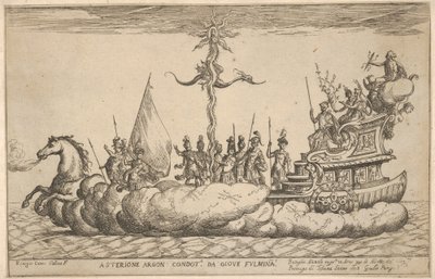 1608年，来自Argonauts船只系列中的Asterion，用于Cosimo ...的婚礼庆典。 作者 雷米吉奥·坎塔加琳娜（Remigio Cantagallina）