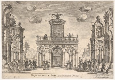 第一段插曲：名声的宫殿 Intermedio sesto: palazzo della fama, from the series 