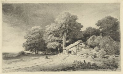 公路上的农舍 作者 雷米纽斯·阿德里安·哈南（Remigius Adrianus Haanen）