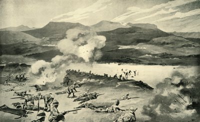 科伦索之战--都柏林燧发枪手试图福特图格拉河》，1900年 作者 伊诺克·沃德