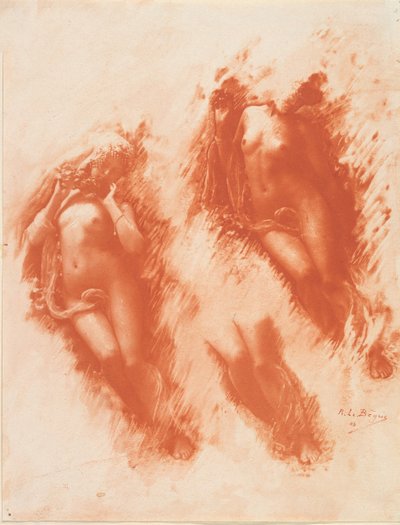 [橙色的研究]，1903年。 作者 勒内·勒贝格