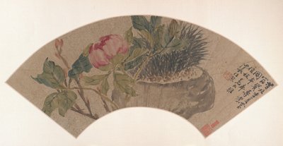 牡丹，19世纪。 作者 任雄