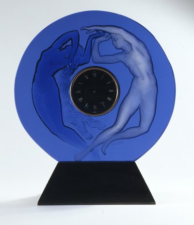 白天和黑夜，1926年（玻璃钟环绕） 作者 Rene Jules Lalique