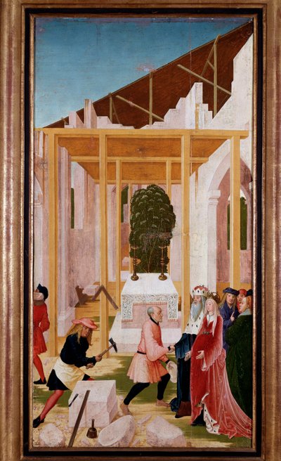 克洛斯特新堡修道院的建造（奥地利）（绘画 作者 老鲁兰·弗鲁奥夫