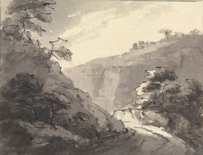 前景为道路的风景 作者 威廉·吉尔平牧师