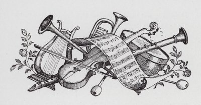 音乐会（石版画） 作者 雷克斯（后）惠斯勒
