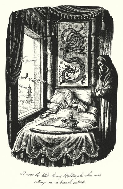 Hans Christian Andersen: The Nightingale (litho) 作者 雷克斯（后）惠斯勒