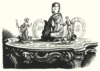 汉斯·克里斯蒂安·安徒生：牧羊女和扫烟囱的人（石版画） 作者 雷克斯（后）惠斯勒