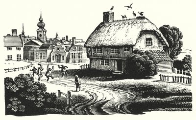 Hans Christian Andersen: The Storks (litho) 作者 雷克斯（后）惠斯勒