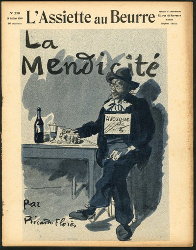 Cover of “” The Butter Plate””, number 278, Satirical in Colors 作者 里卡多·弗洛雷斯（Ricardo Flores）