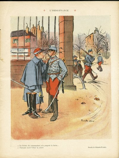 里卡多-弗洛雷斯（Ricardo Flores，1878-1918）的插图，2009年6月5日 - 条例 - 军队，城市建筑，爱情 作者 里卡多·弗洛雷斯（Ricardo Flores）