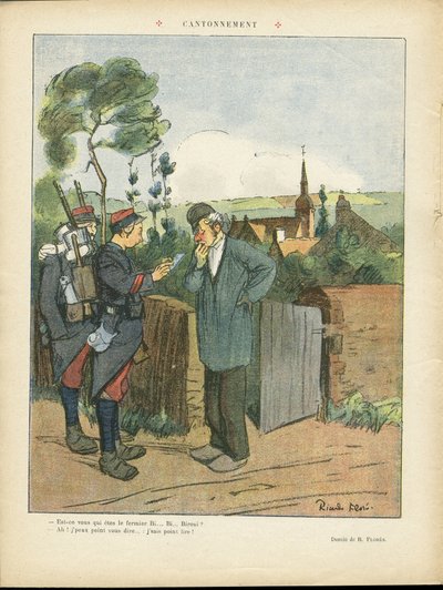 Illustration of Ricardo Flores (1878-1918) in Le Lire 作者 里卡多·弗洛雷斯（Ricardo Flores）