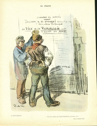 Illustration of Ricardo Flores (1878-1918) in Le Smile, no 20 作者 里卡多·弗洛雷斯（Ricardo Flores）