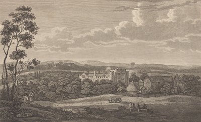 肯特郡的Hever城堡，来自Edward Hasted的《历史和地形》，1777-90。 作者 理查德·伯纳德·戈弗雷