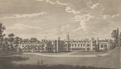 克诺尔，在肯特郡的Sevenoke附近，以前是属于Archiep...的宫殿，1777-90。 作者 理查德·伯纳德·戈弗雷