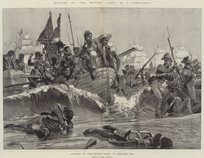 英军战役，亚历山大（版画） 作者 理查德·卡顿二世（之后）伍德维尔