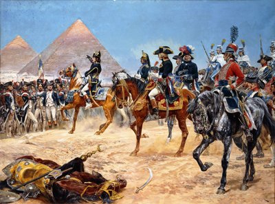 1798年7月21日，埃及，波拿巴，1111年 作者 Richard Caton II Woodville