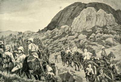 1月24日外出参加对斯皮安科普的攻击》，1900年。 作者 Richard Caton Woodville II