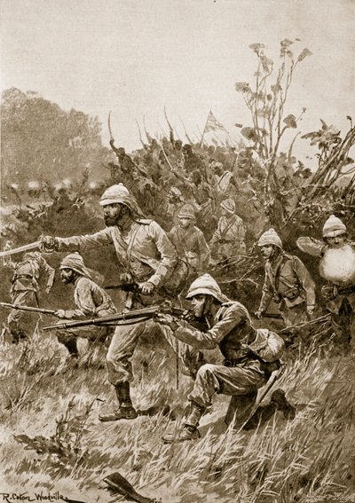 英国军队在阿散蒂运动中的进步，1873年 作者 理查德·卡顿·伍德维尔初级