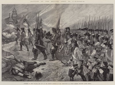 英国军队的战斗，布伦海姆 作者 Richard Caton Woodville junior