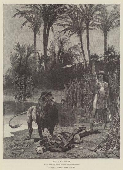 Cleopatra，由H Rider Haggard创作 作者 Richard Caton Woodville junior