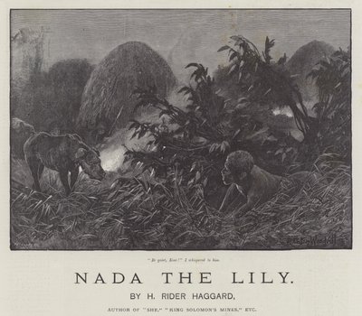 Nada the Lily，作者是H Rider Haggard 作者 Richard Caton Woodville junior