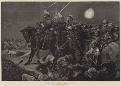 8月28日在卡萨辛的家庭骑兵队 作者 Richard Caton Woodville junior
