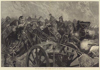 在埃及的战争中，骑兵卫队收取了敌人的枪支 作者 Richard Caton Woodville junior