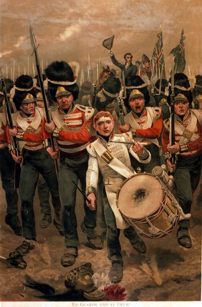 &39;Up，Guards，and the them！&39;，作为&39;Holly Leaves&39;的补充发布了&39;插图体育与戏剧新闻&39;的圣诞节数字，1899年 作者 理查德·卡顿·伍德维尔初级