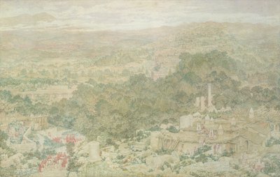 吕西亚的Tlos古城景观，1883年 作者 理查德·达德