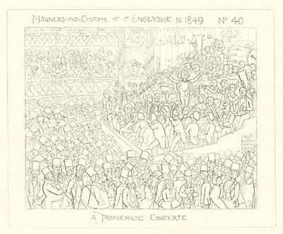 1849年，A Promenade音乐会 作者 理查德·道尔