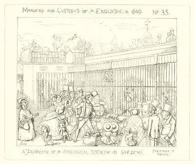 1849年，动物园协会的前景 作者 理查德·道尔