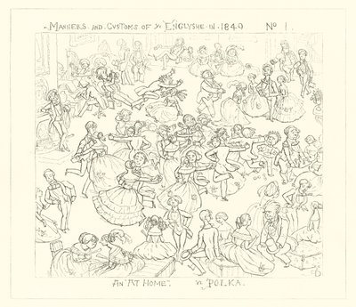 1849年，一个在家，波尔卡 作者 理查德·道尔