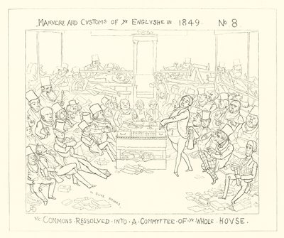 1849年，下议院决定成为全院的一个委员会 作者 理查德·道尔