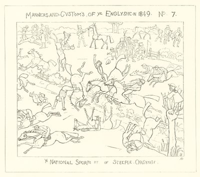 1849年，国家体育的尖顶追逐 作者 Richard Doyle