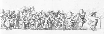 约翰·布尔（John Bull）带领参观者参加1851年的大展 作者 理查德·道尔