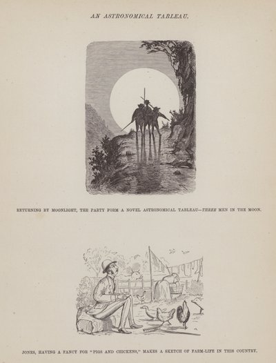 Page from The American Tour of Messrs Brown, Jones and Robinson (engraving) 作者 理查德·道尔