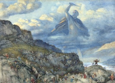 托尔和矮人》par Doyle, Richard (1824-1883) 作者 理查德·道尔