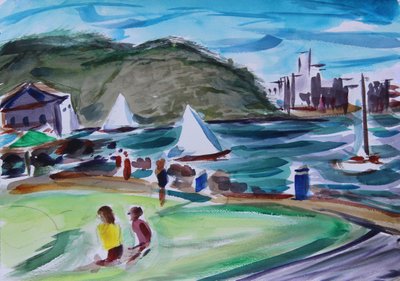Bay, Tiburon, 2020 作者 理查德·福克斯