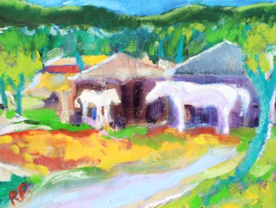 Horse Shed, Novato, 2017 作者 理查德·福克斯