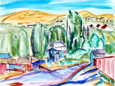 房屋和山丘, 2019年 作者 理查德·福克斯