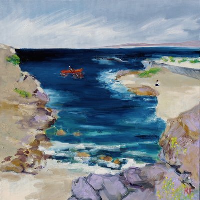 Kayaker, Monterey Bay, 2019 作者 理查德·福克斯