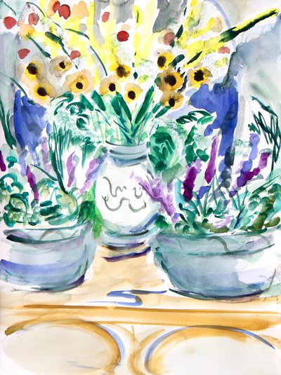 Still Life and Cabinet, 2020 作者 理查德·福克斯