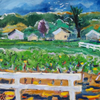 The Broken Fence, Napa, 2019 作者 理查德·福克斯