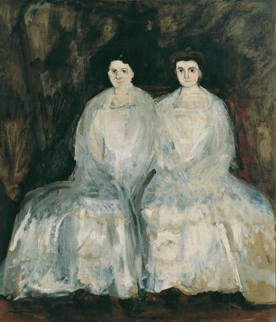 卡罗琳和宝琳-费姐妹，1905年。 作者 理查德格斯特尔